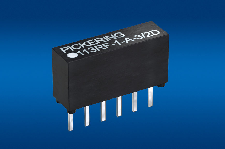 New miniature coaxial reed relay for high-speed RF systems up to 3GHz